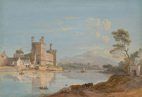 Caernarfon Castle. Paul Sandby.