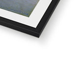 MONET, Claude. Waterlilies (1908) Framed & Mounted Print