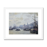 The Pool of London. Claude Monet (1871). Framed & Mounted Print