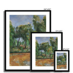 Provençal Landscape, Paul Cezanne Framed & Mounted Print