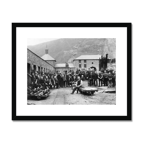 Dinorwic Quarry, Llanberis, 1896 Framed & Mounted Print