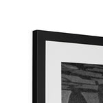 Quarrymen Splitting and Pressing Slate Blocks Framed & Mounted Print