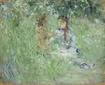 Morisot, Berthe. Woman & Child in a Meadow at Bougival