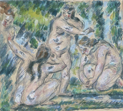 Cezanne, Paul. The Bathers