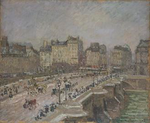 PISSARRO, Camille (1831-1903). Pont Neuf, Snow Effect, 2nd series
