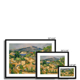 Midday, L'Estaque, The François Zola Dam. Paul Cezanne Framed & Mounted Print