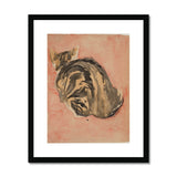 John, Gwen. Seated Tortoiseshell Cat Framed & Mounted Print
