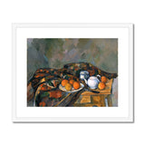 Cezanne, Paul. Still life with teapot Framed & Mounted Print