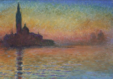 Monet, Claude. San Giorgio Maggiore by Twilight. (1908)