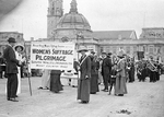 Members of Women's Suffrage Society Pilgrimage, Cathays Park, Cardiff, 1913 (2)